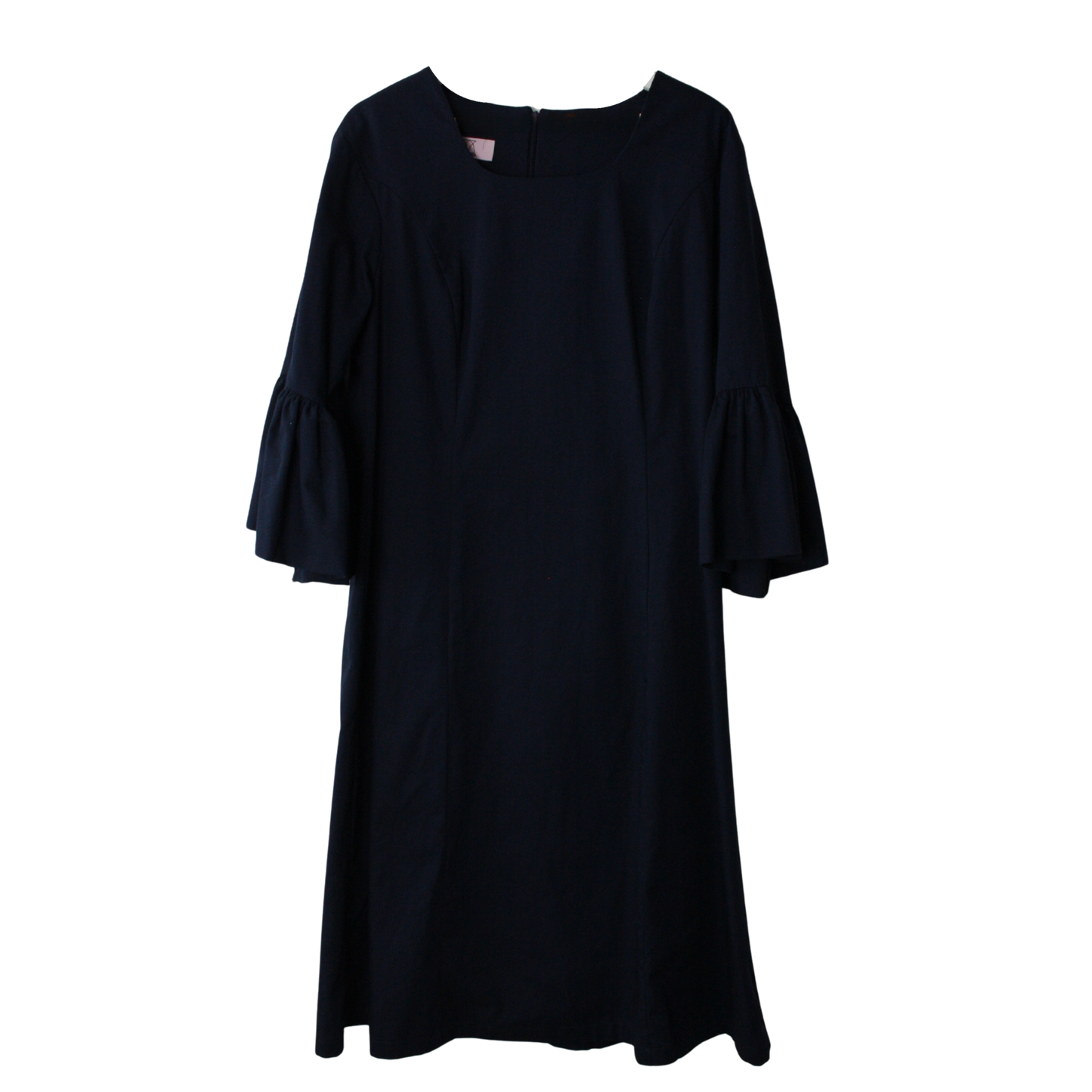 Kleid mit gerüschtem Ärmelabschluss