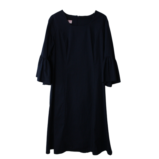 Kleid mit gerüschtem Ärmelabschluss