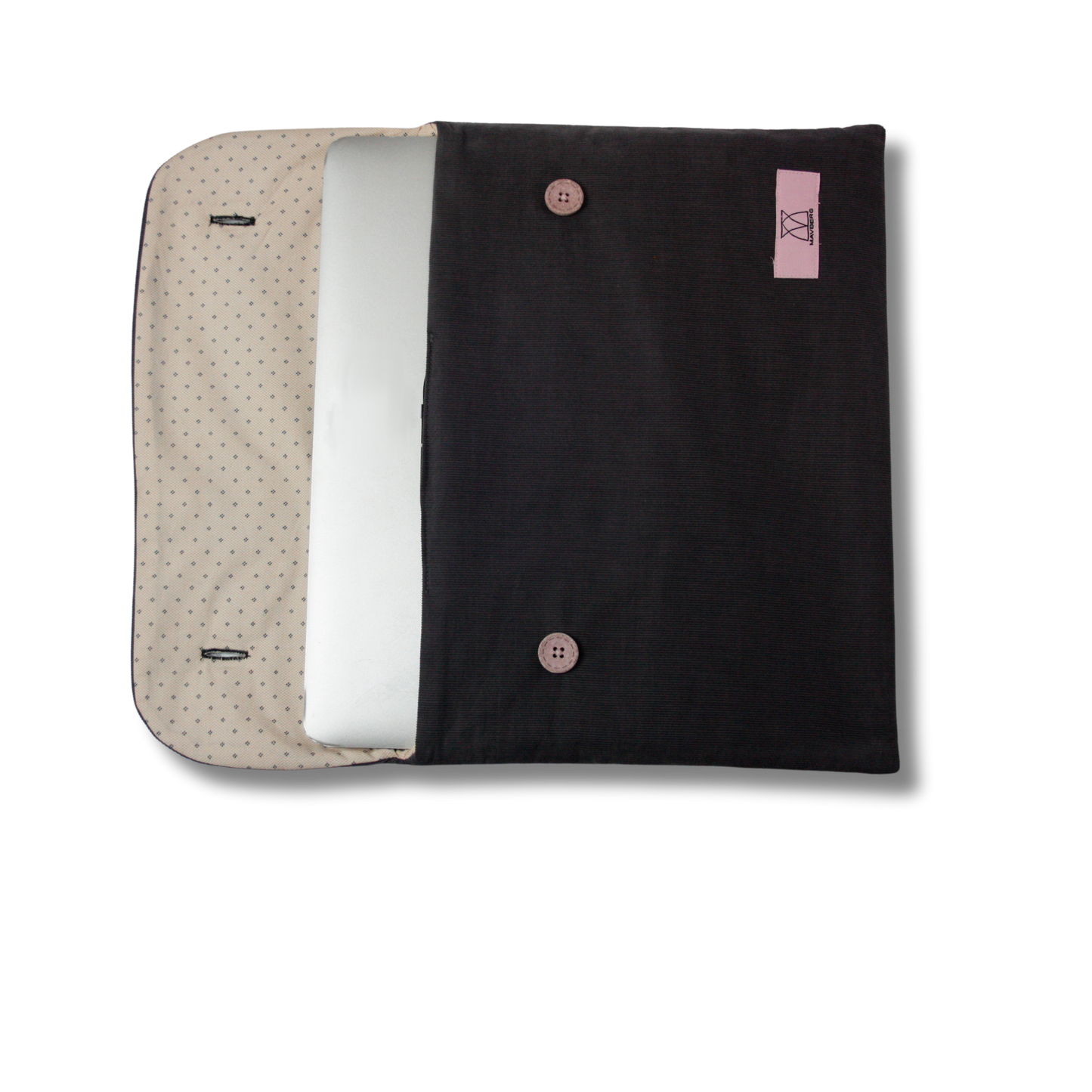 Laptop-/Tablethülle mit Knöpfen - Cord