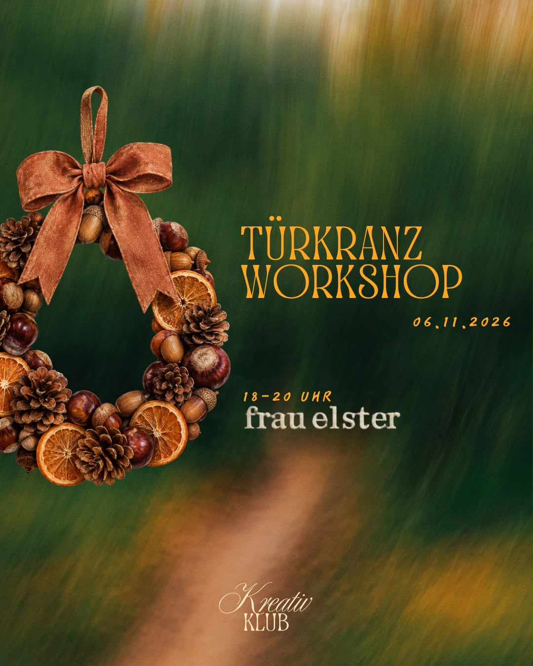 Türkranzworkshop im Café Frau Elster